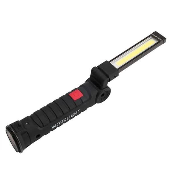 360° Rotation Inspection Lamp LED + COB Flexible Cordless Rechargeable Work Light DailySale