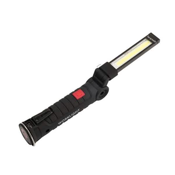 360° Rotation Inspection Lamp LED + COB Flexible Cordless Rechargeable Work Light DailySale