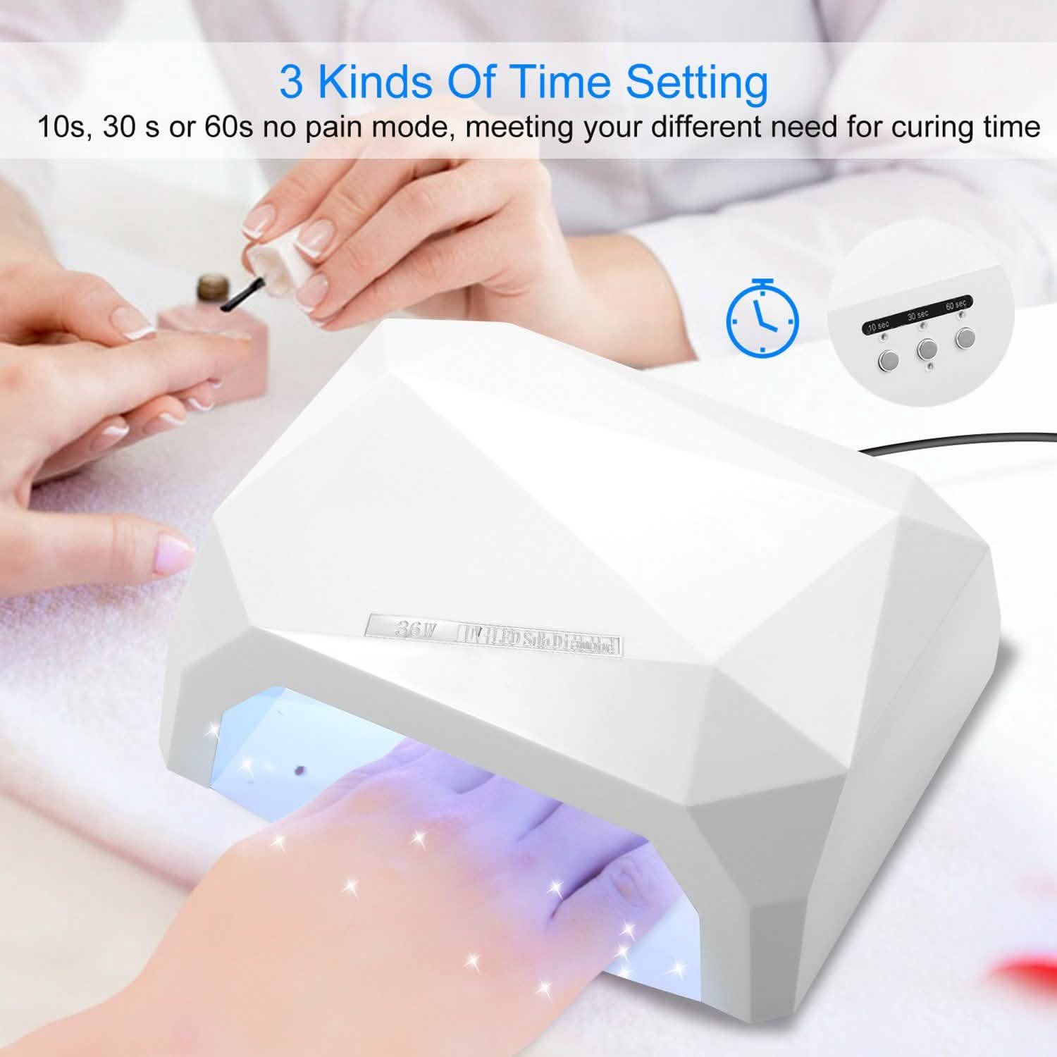 36W UV LED Lamp Nail Polish Dryer DailySale