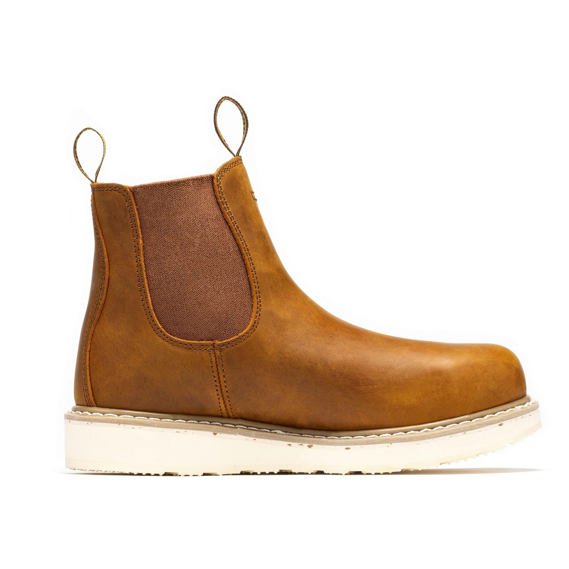 ROCKROOSTER Capitola Men's 6 inch Brown Wedge Work Boots SAP102