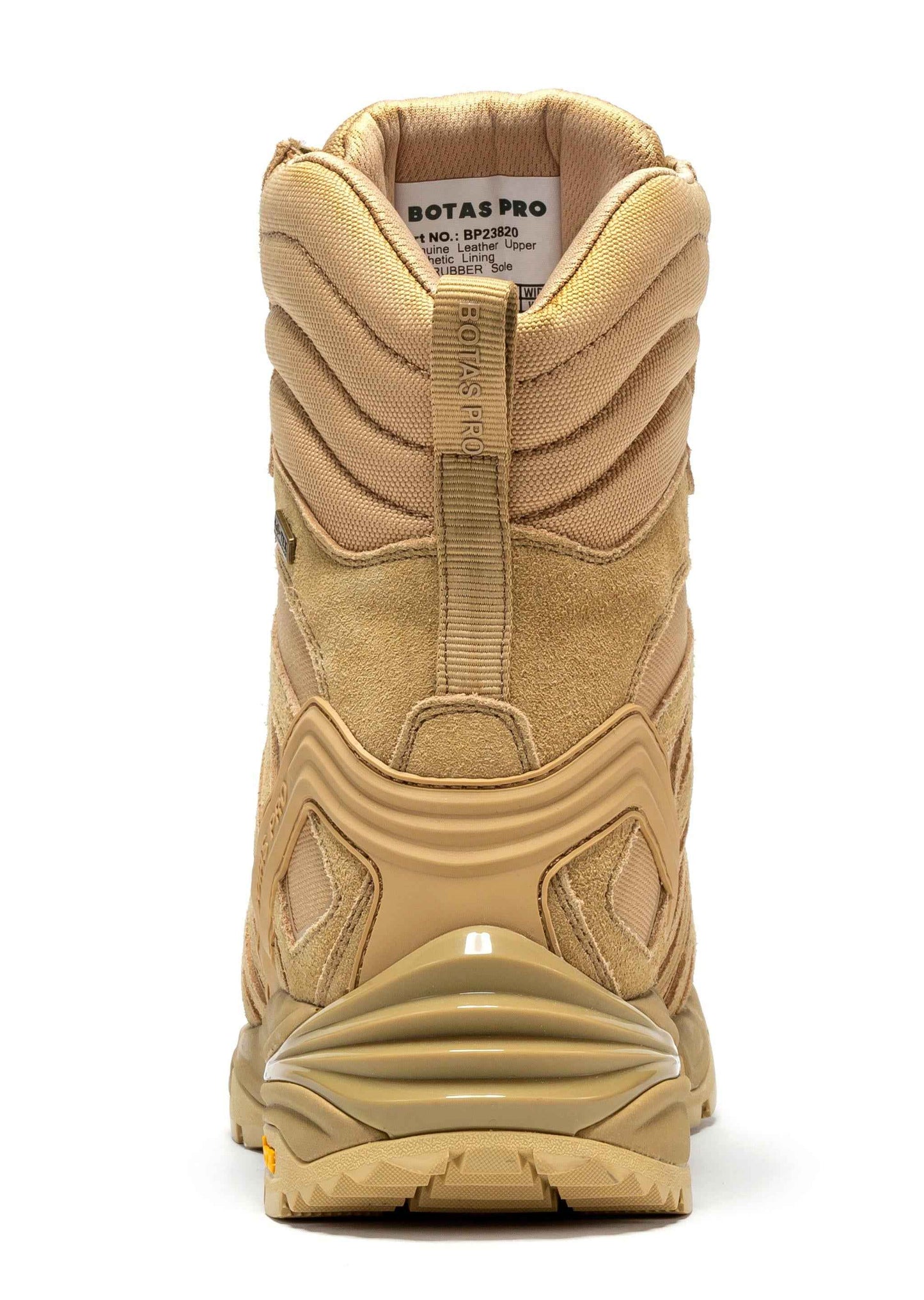Botas Pro Sand 8 Inch Waterproof Tactical Boots with VIBRAM® Traction Lug Outsole  BP22820