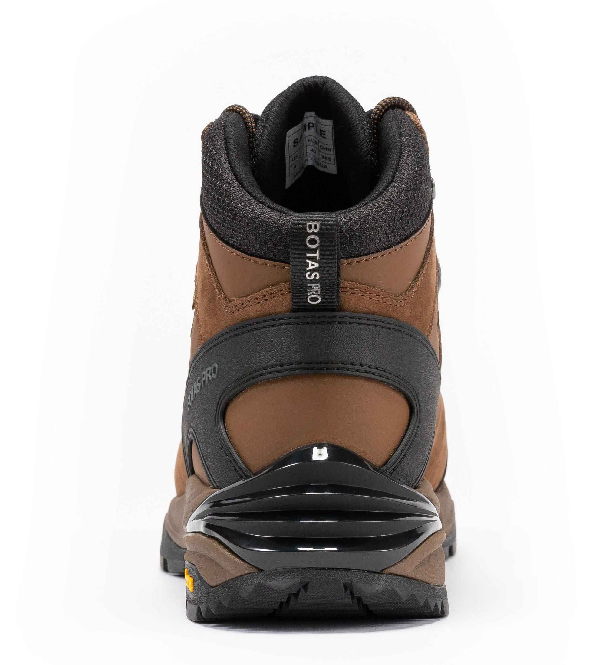 Botas Pro Brown 6 Inch Waterproof Hiking Boots with VIBRAM® Traction Lug Outsole  BP22121