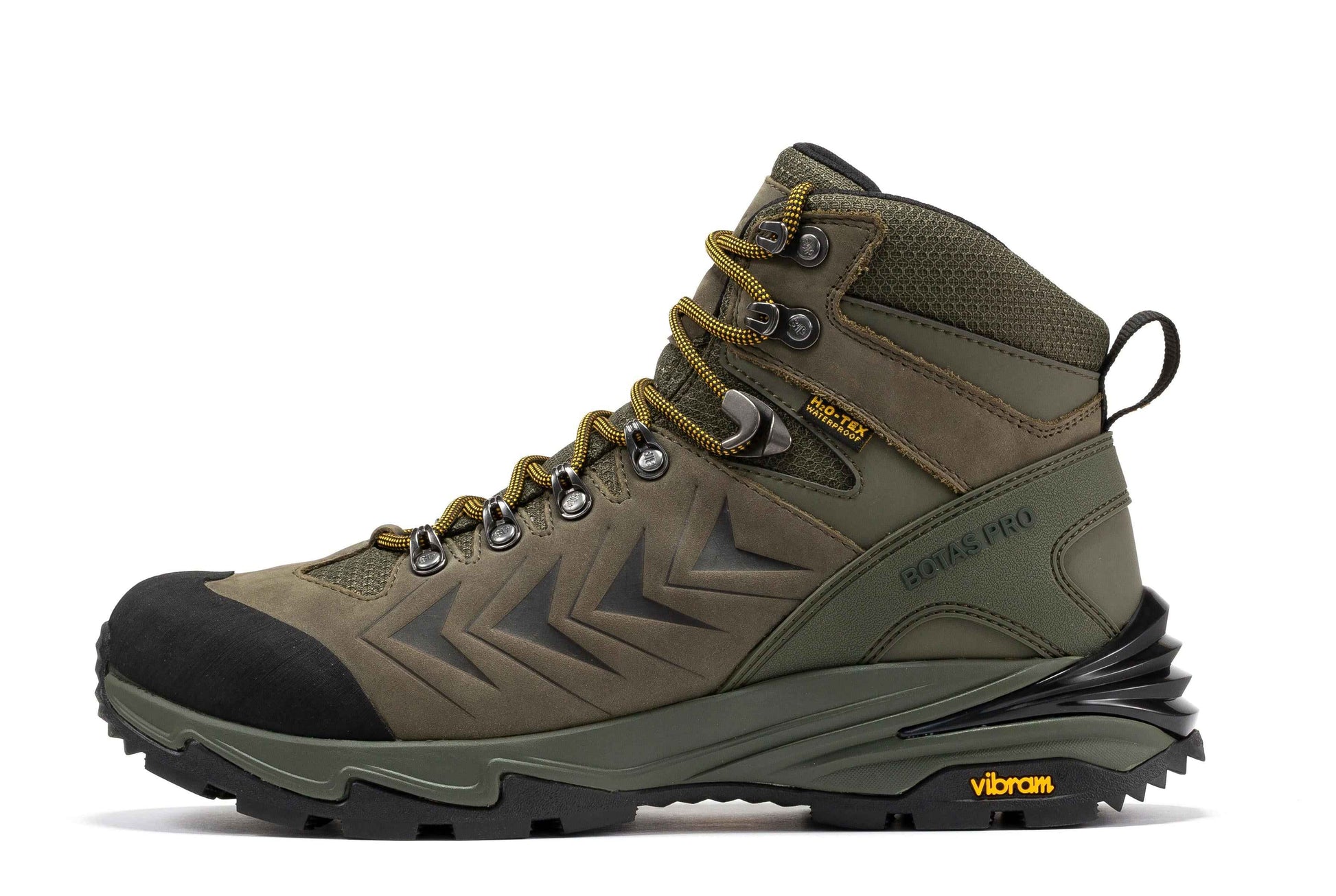 Botas Pro Olive 6 Inch Waterproof Hiking Boots with VIBRAM® Traction Lug Outsole  BP22123
