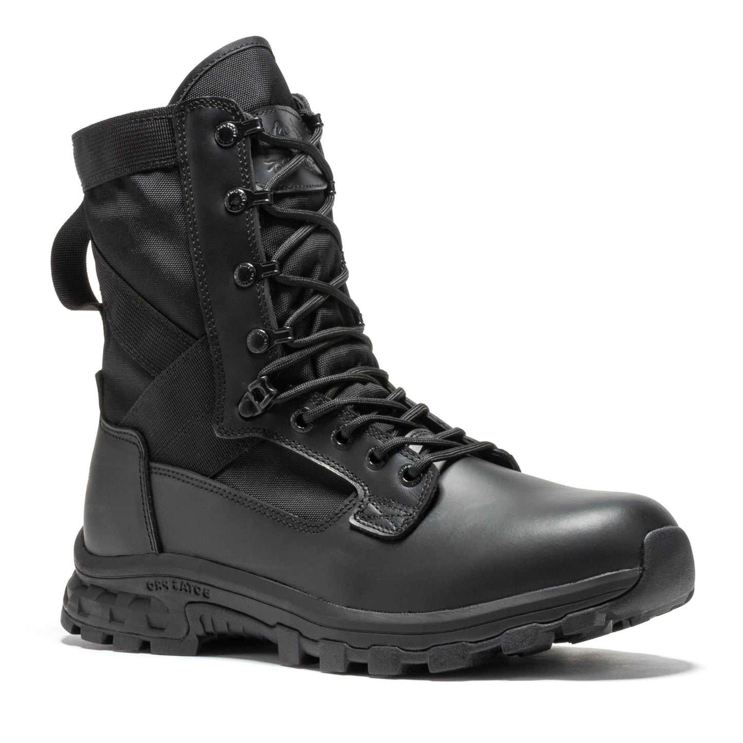 Botas Pro Black Men's 8 inch Side Zipper Military Tactical Boots BP401BK