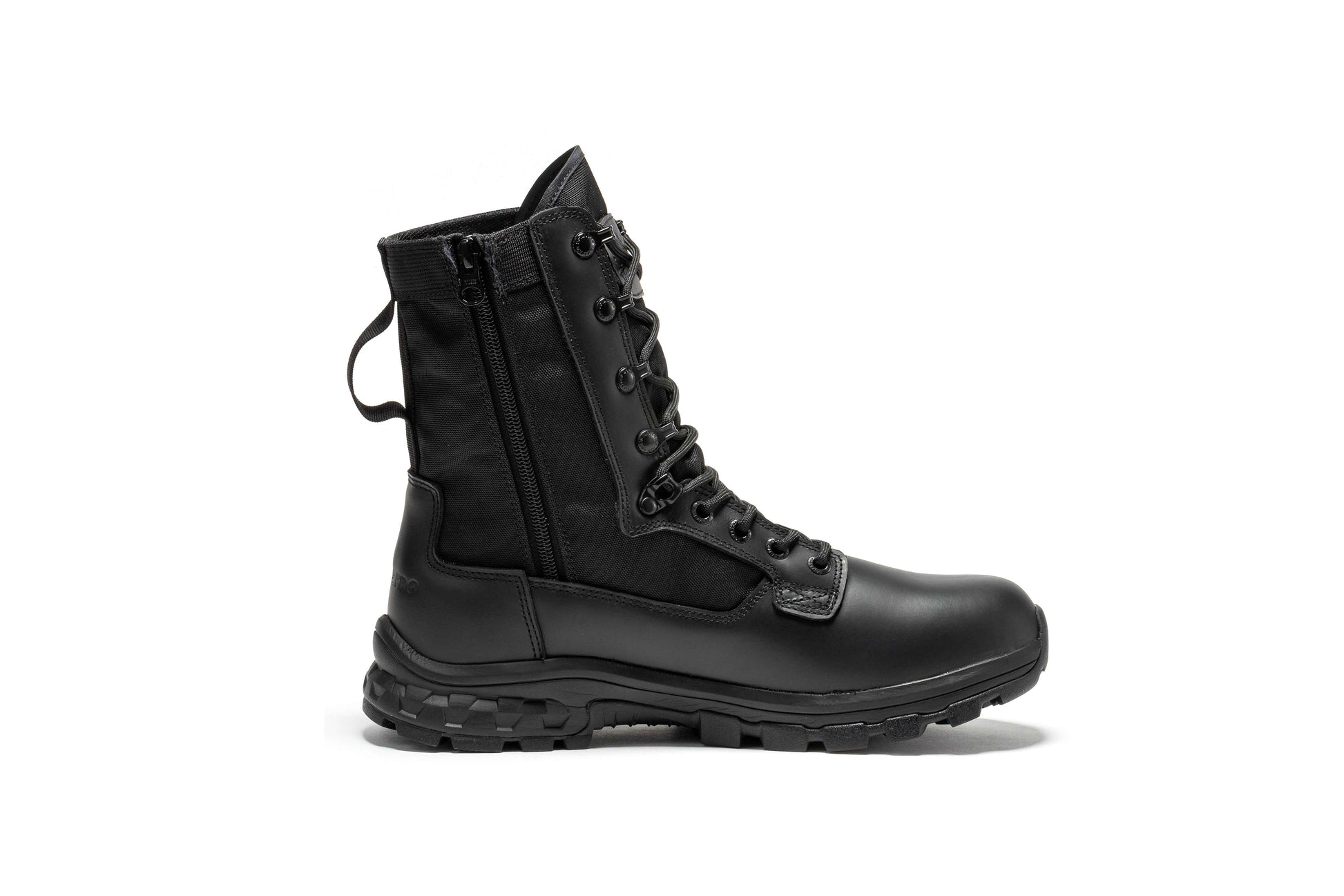 Botas Pro Black Men's 8 inch Side Zipper Military Tactical Boots BP401BK