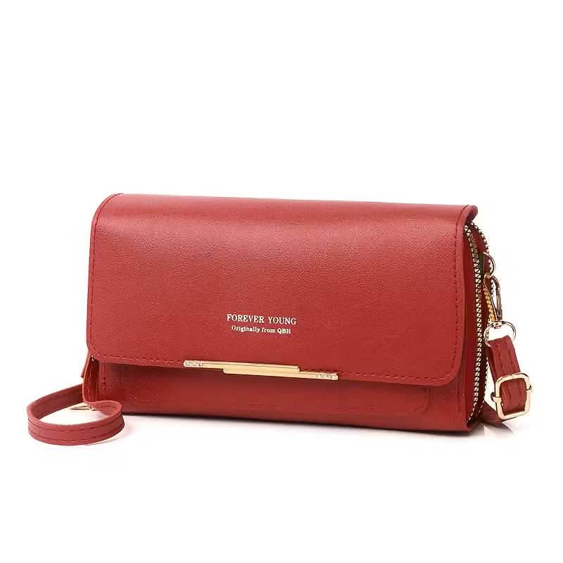 Vegan Messenger Bag – Lightweight Large Shoulder Bag with Detachable Organizer DailySale