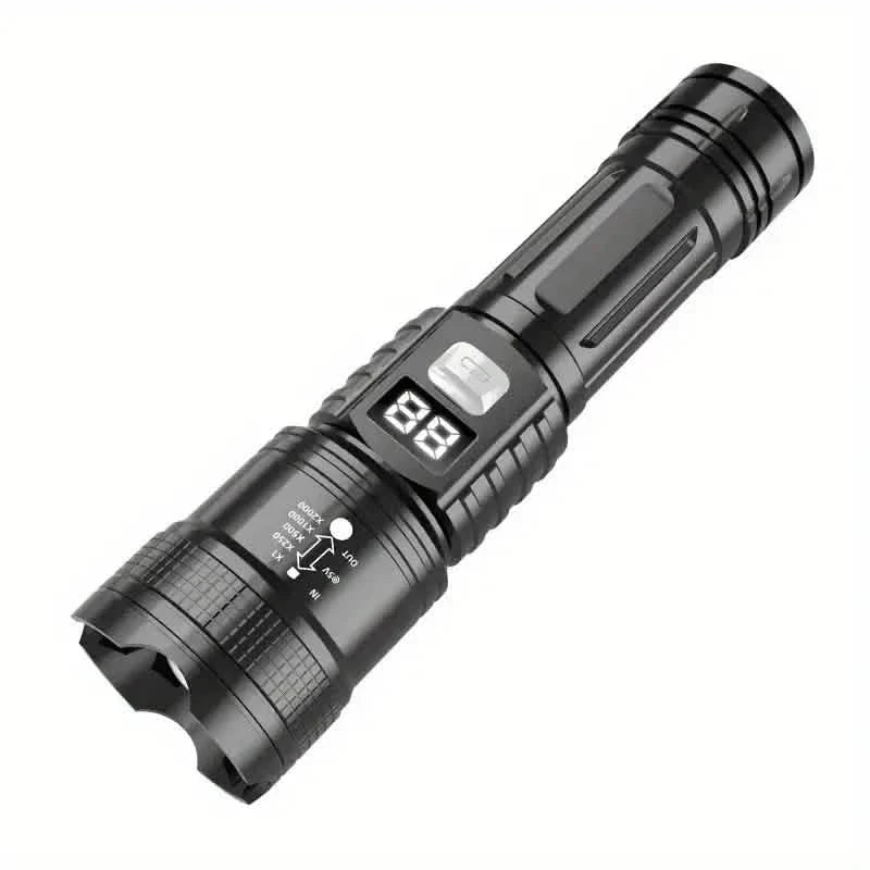 Ultra-Bright Tactical LED Flashlight – 3 Modes, USB Rechargeable, 600 Lumen, Outdoor, Hiking & Camping DailySale