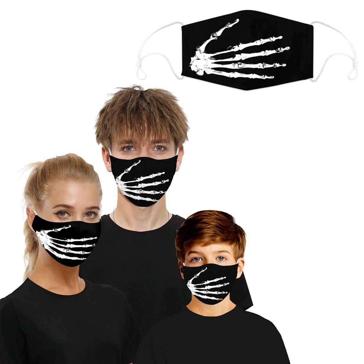 3D Halloween Special Scary Faces Reusable Face Masks DailySale