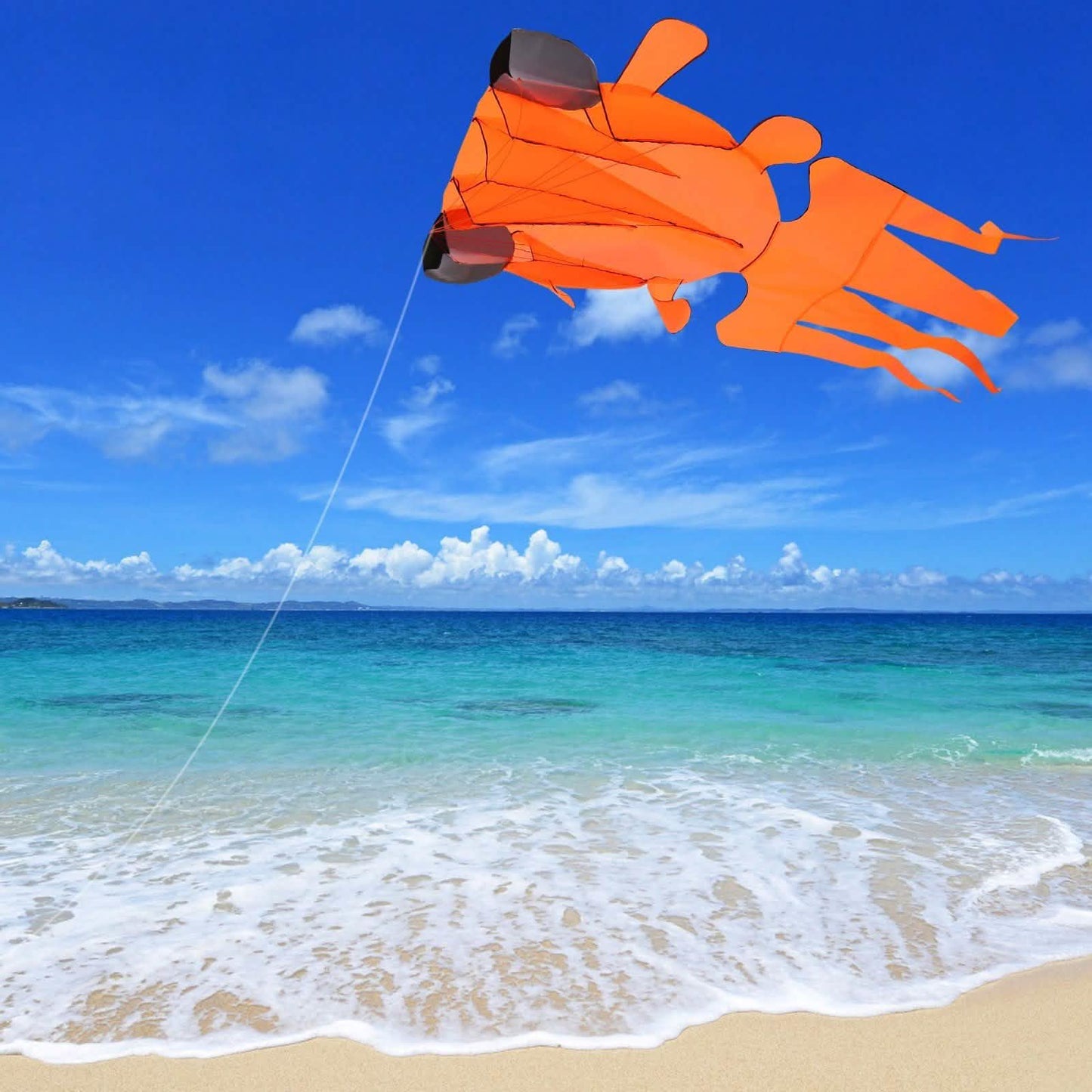 3D Kite Easy to Fly Orange Goldfish DailySale