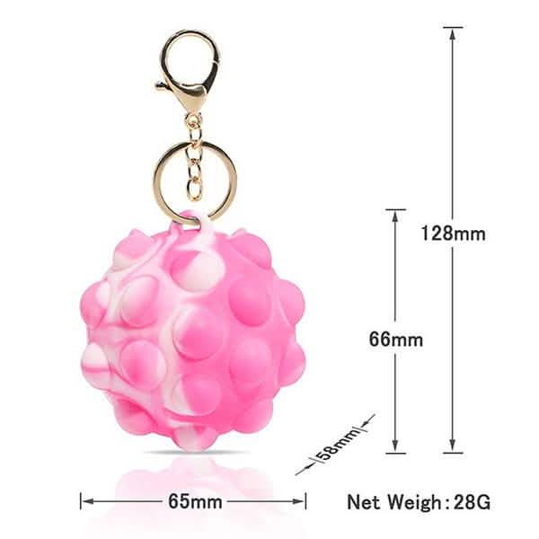 3D Pop Ball Fidget Toy Keychain Stress Reliever For Children and Adults DailySale