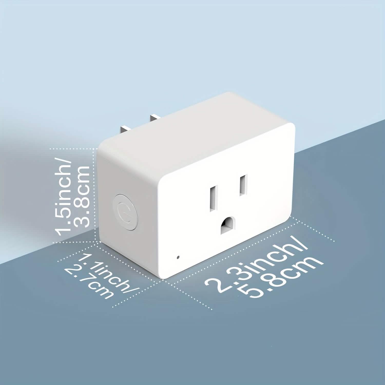 2-Pack: WiFi Smart Plug – 15A, Timer & App Control, Works with Alexa & Google Home DailySale