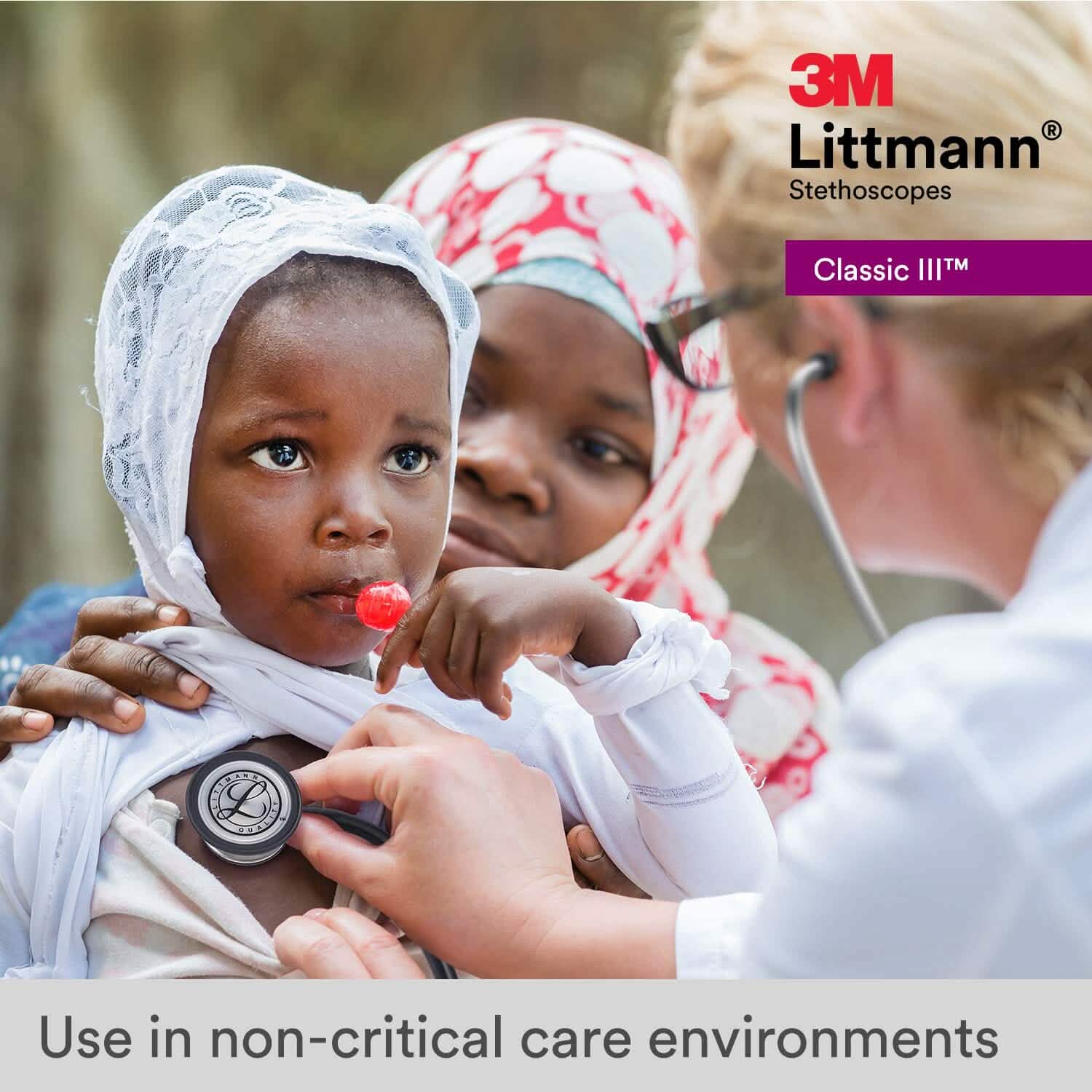 3M Littmann Classic III Monitoring Stethoscope (Refurbished) DailySale
