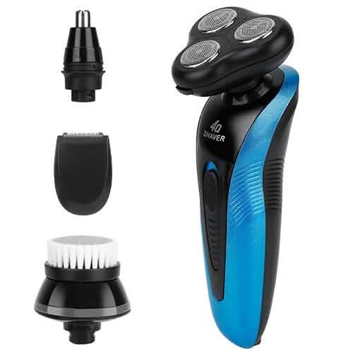 4-in-1 IPX7 Waterproof Beard Trimmer Cordless Razor for Men DailySale