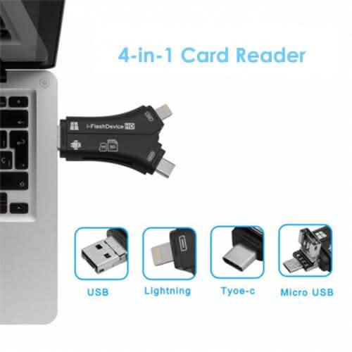4-in-1 Media Transfer with Memory Card DailySale