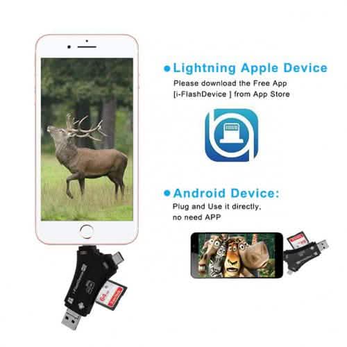 4-in-1 Media Transfer with Memory Card DailySale
