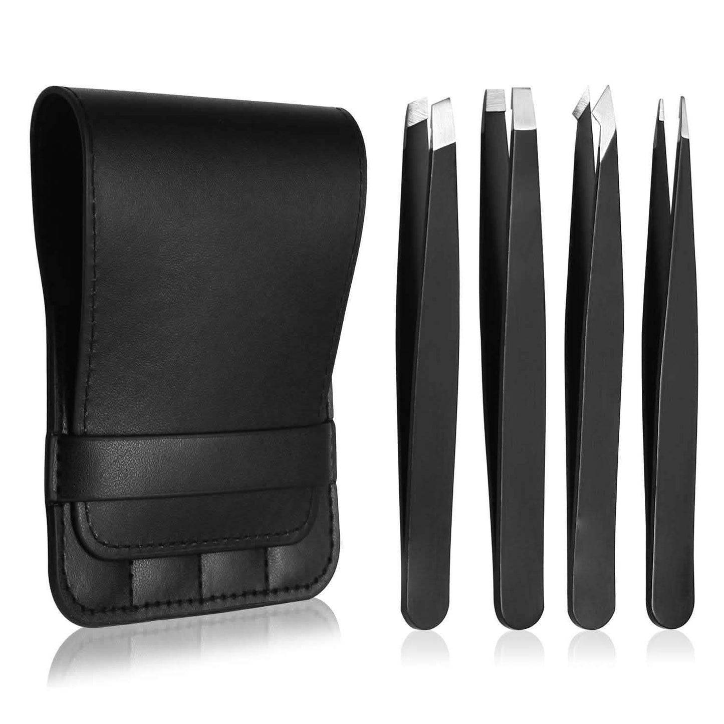 4-in-1 Professional Stainless Steel Tweezers for Eyebrows DailySale