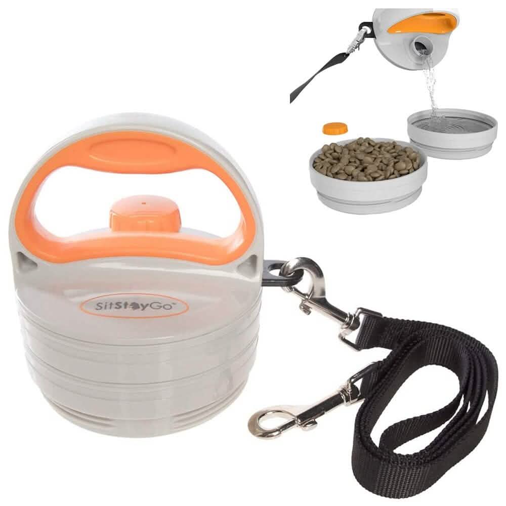 4-in-1 SitStayGo Grab n' Go Pet Dinette and Leash DailySale