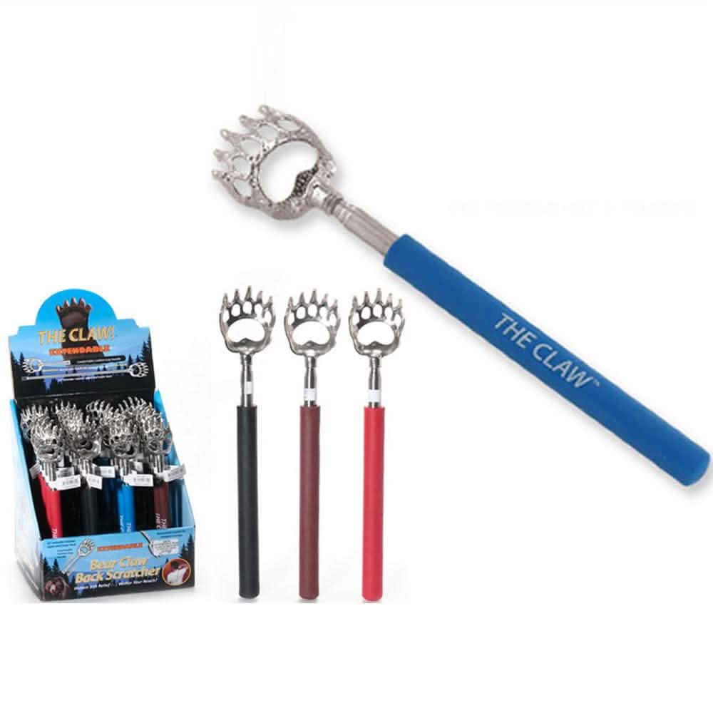4-Pack: Bear Claw Telescopic Back Scratcher Long Hand Instant Itch Relief Massager Soft DailySale