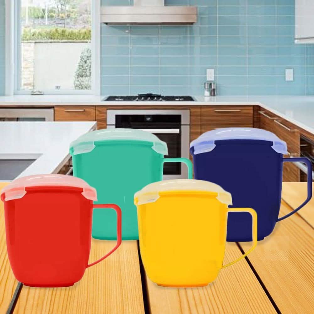 4-Pack: Bell & Howell Microwave Mugs with Vented Lids DailySale