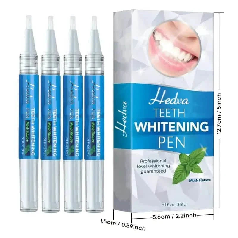 4-Pack: Bright White Mint Flavor 3Ml/0.1Fl Oz Teeth Whitening Gel Pen DailySale
