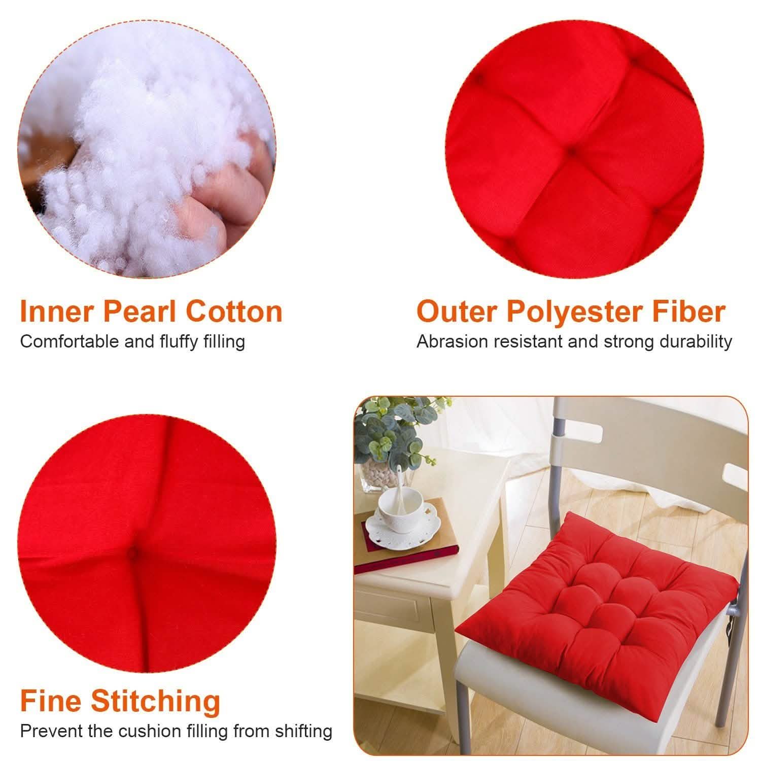 4-Pack: Chair Cushion Pads Pillow DailySale