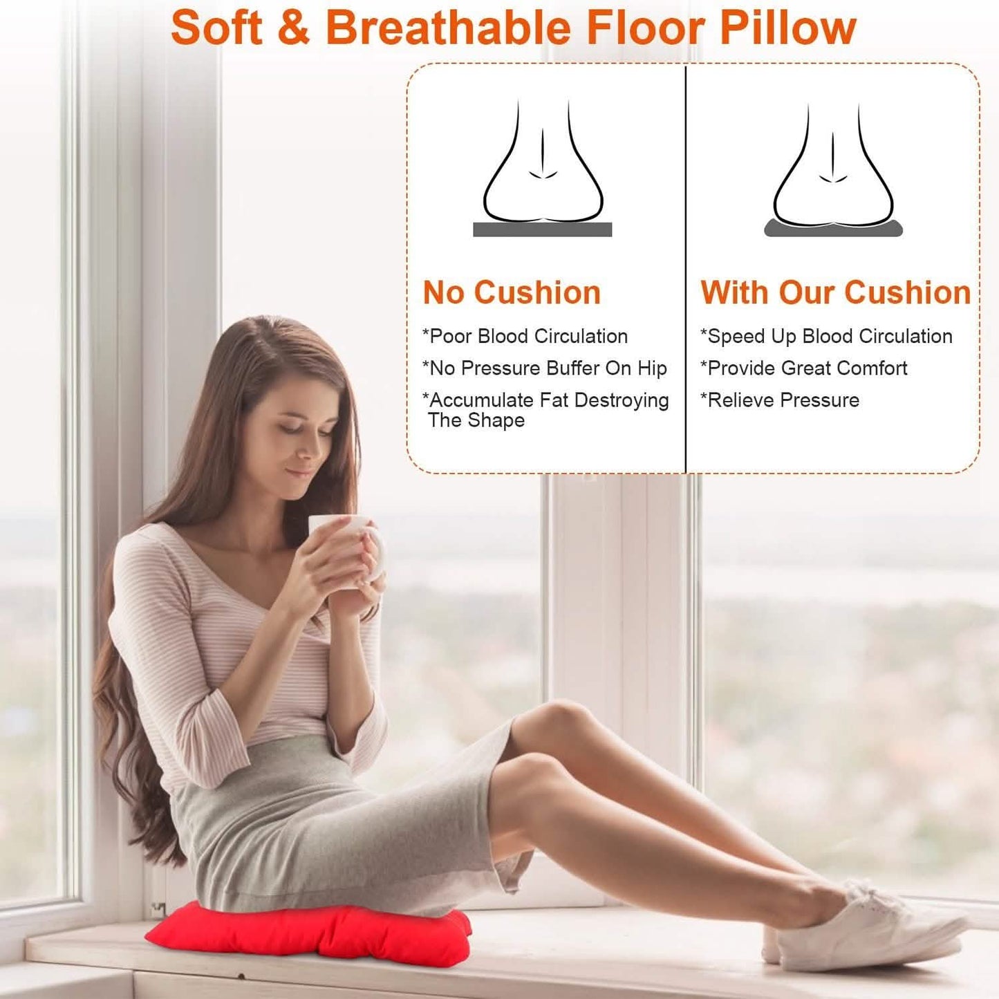 4-Pack: Chair Cushion Pads Pillow DailySale