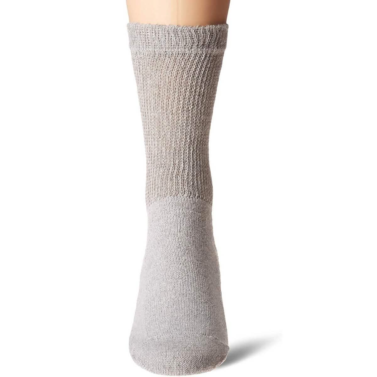 4-Pack: Comfortable Non-Binding Diabetic Crew Socks DailySale