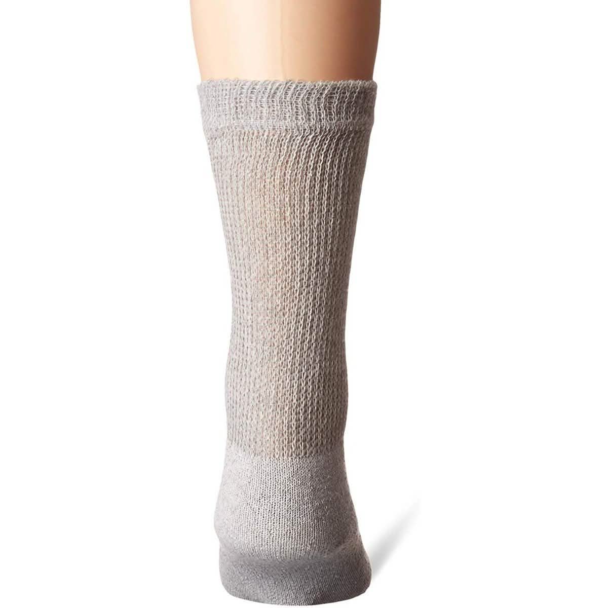 4-Pack: Comfortable Non-Binding Diabetic Crew Socks DailySale