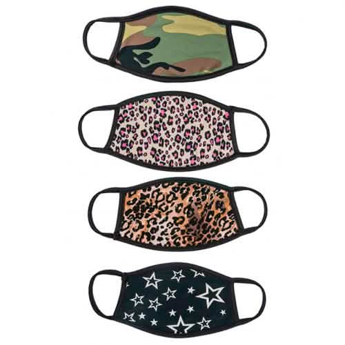 4-Pack: Fabric Non-Medical Face Masks DailySale