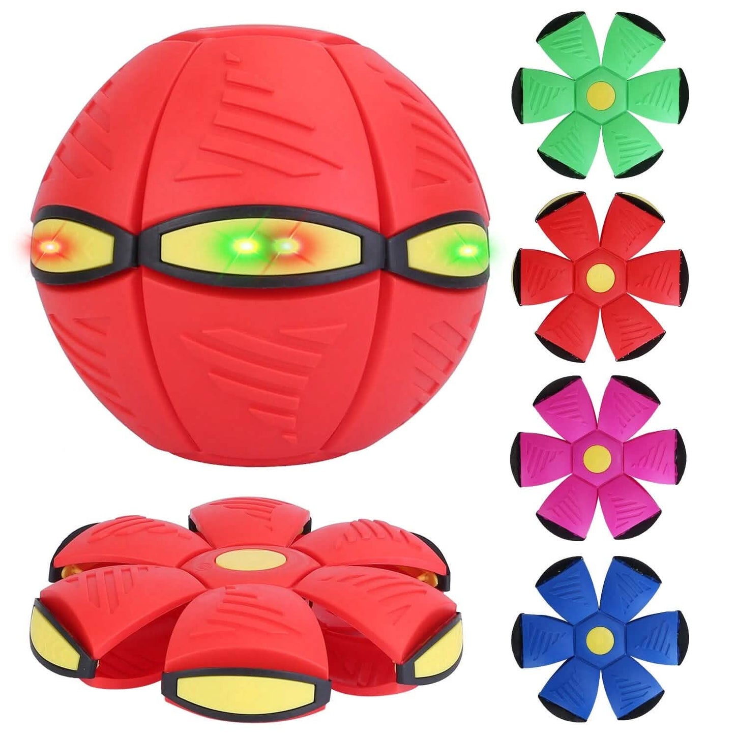 4-Pack: Flying Saucer Ball with LED Lights DailySale