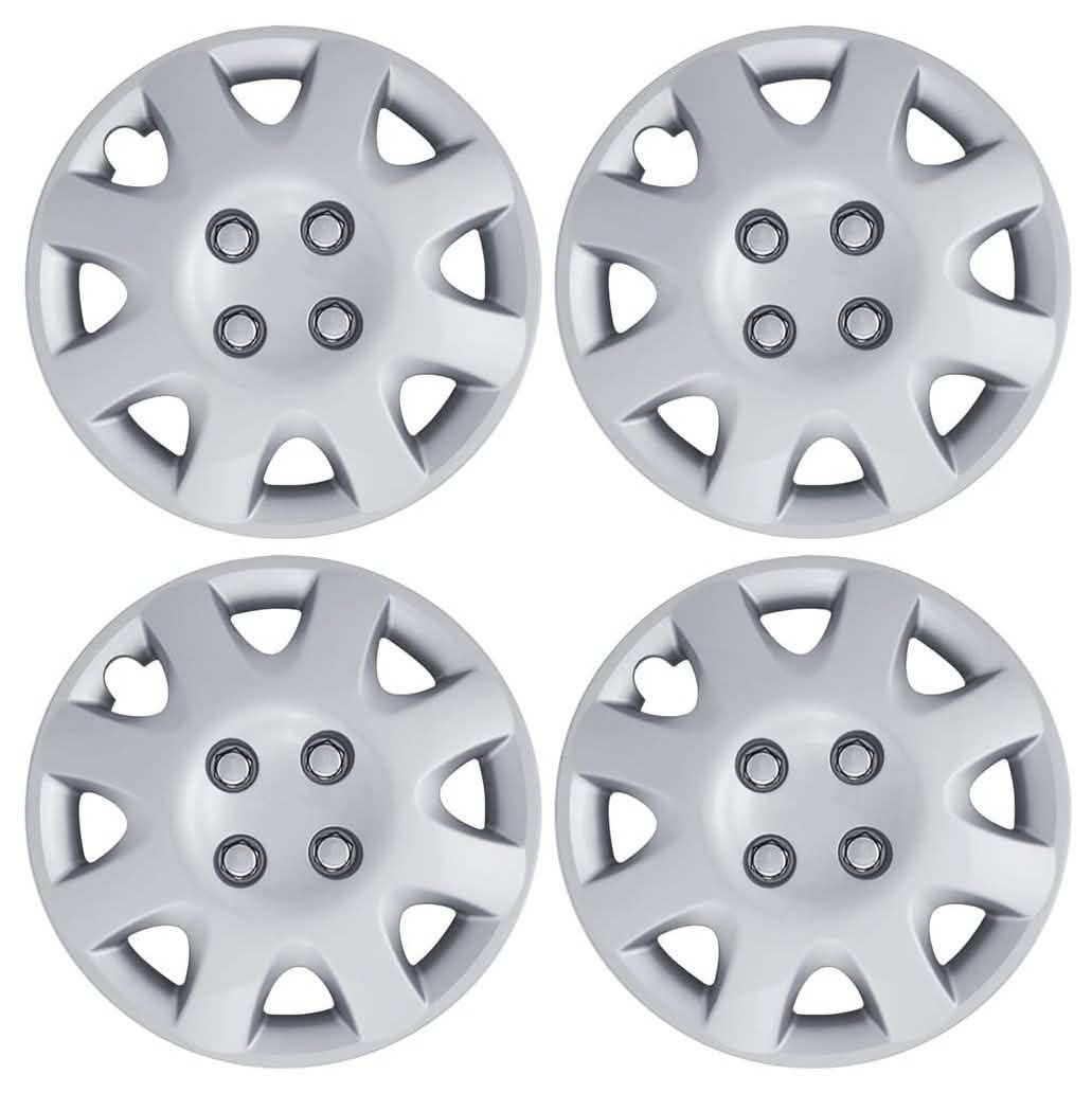 4-Pack: Hubcaps for Honda Civic 14-Inch and 8-Spoke - Silver DailySale