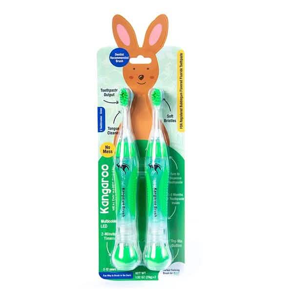 4-Pack: Kangaroo Kids Pre-Filled Toothbrush DailySale