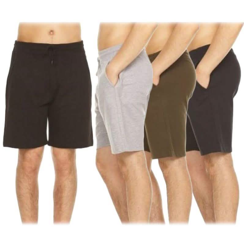 4-Pack: Men's French Terry Lounge Shorts DailySale