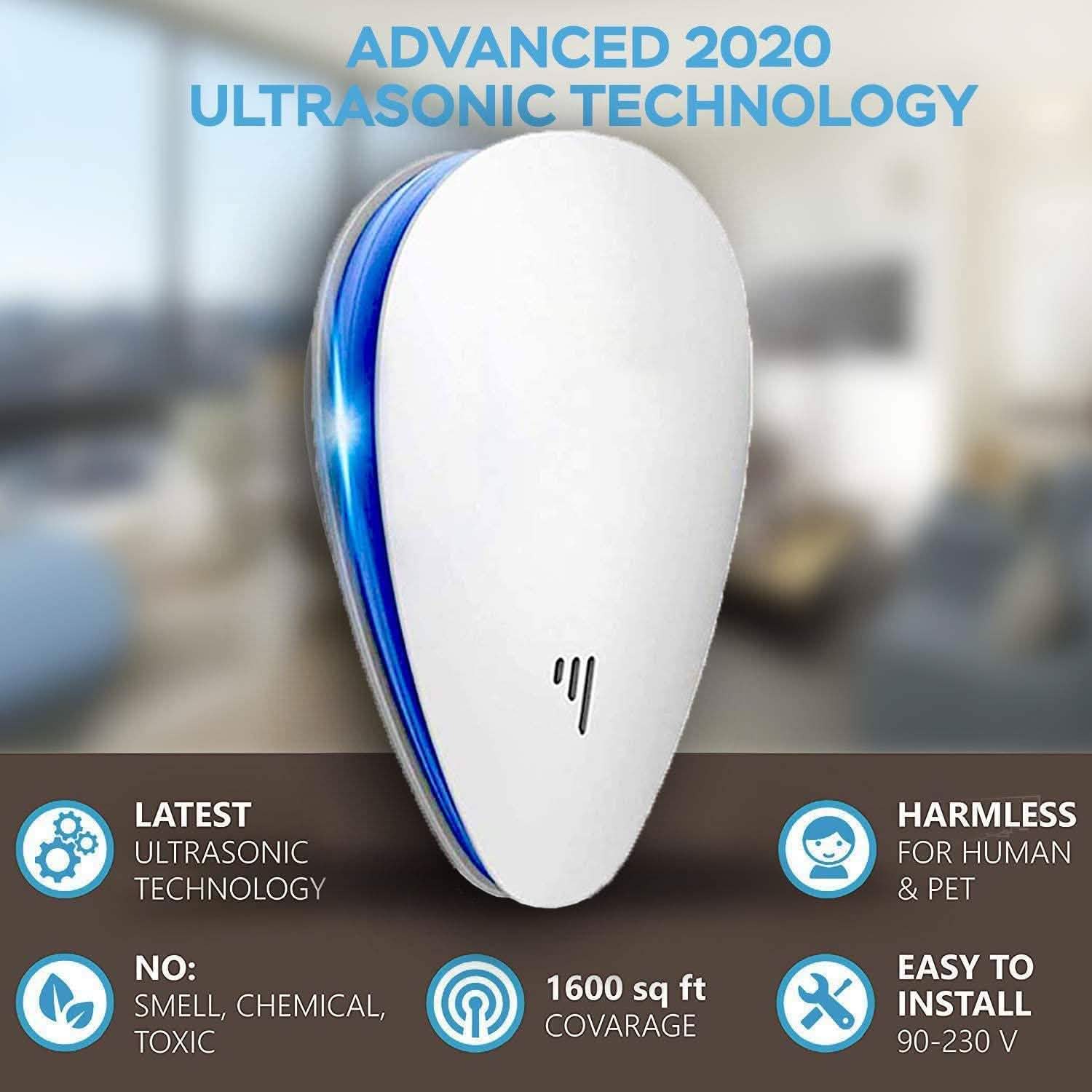 4-Pack: Pest Control Ultrasonic Repellent DailySale