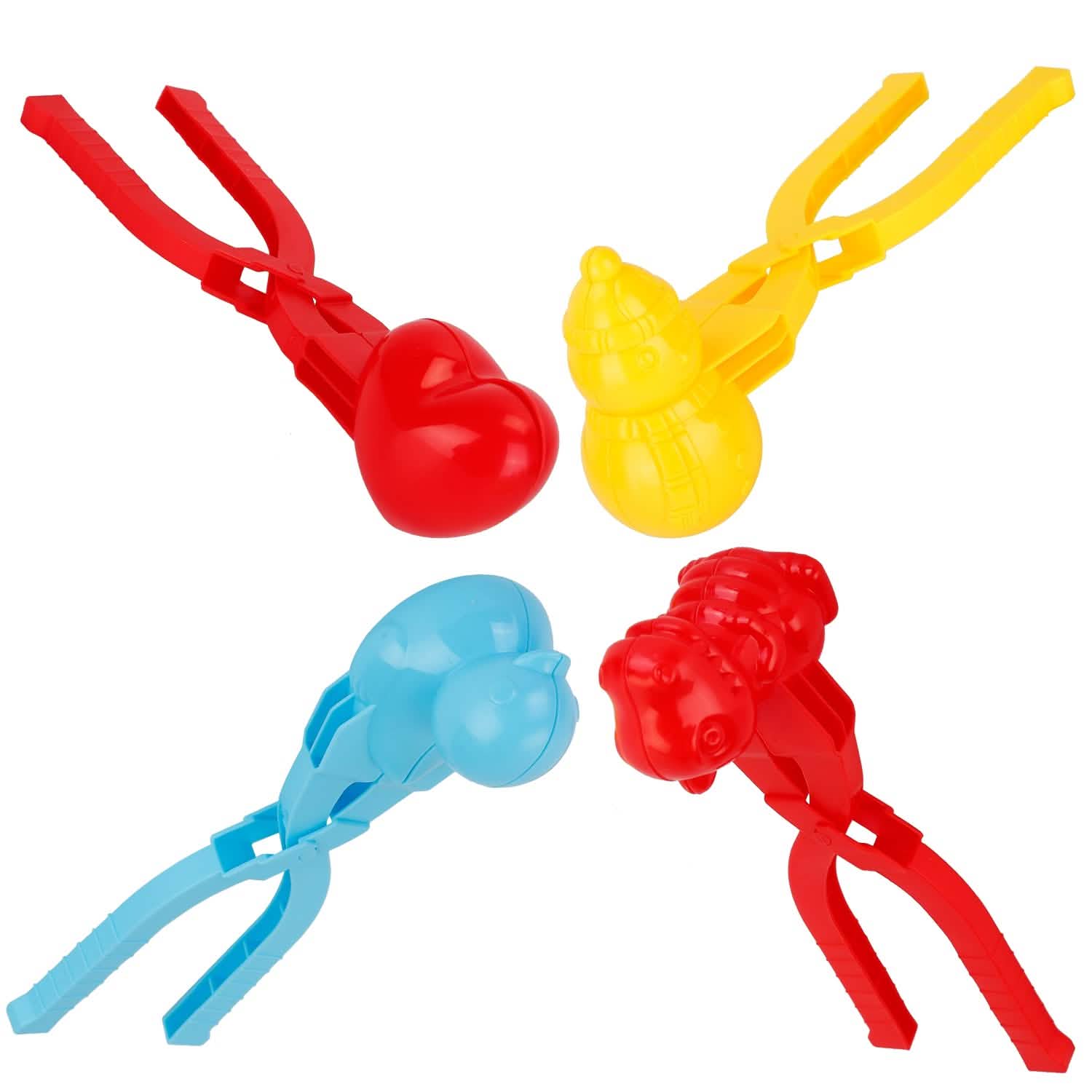 4-Pack: Snowball Makers Set Clip Snow Molds DailySale