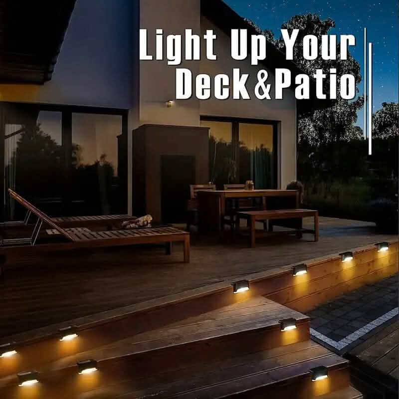 4-Pack: Solar Outdoor Garden Deck Lights DailySale