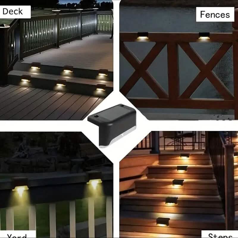 4-Pack: Solar Outdoor Garden Deck Lights DailySale