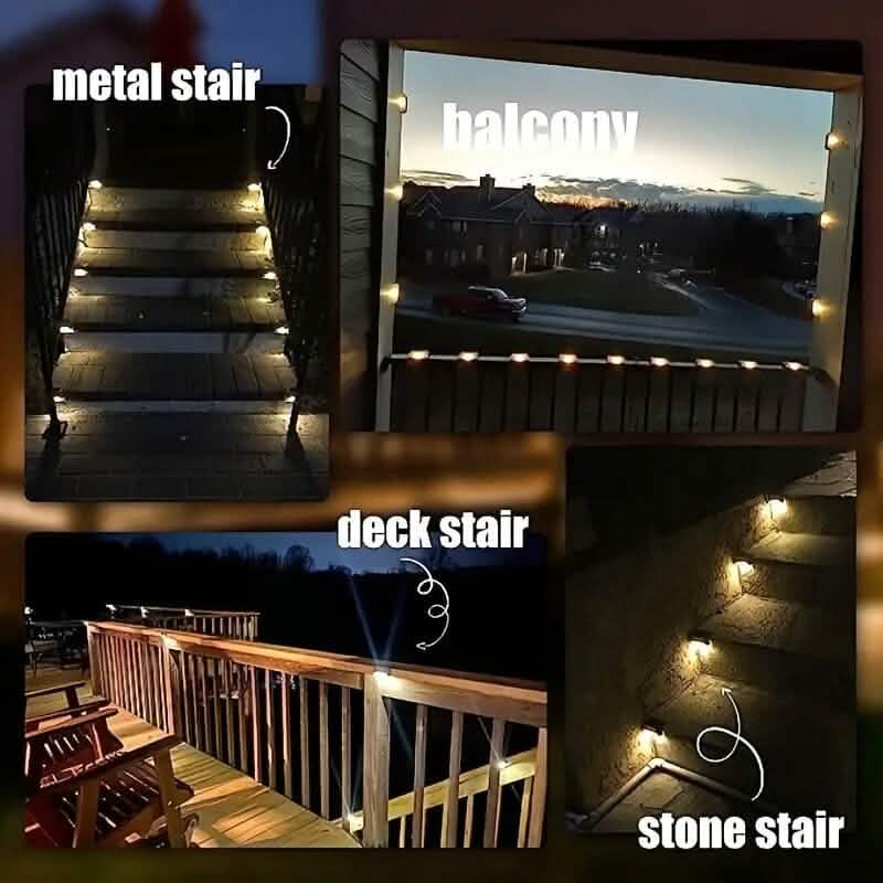 4-Pack: Solar Outdoor Garden Deck Lights DailySale