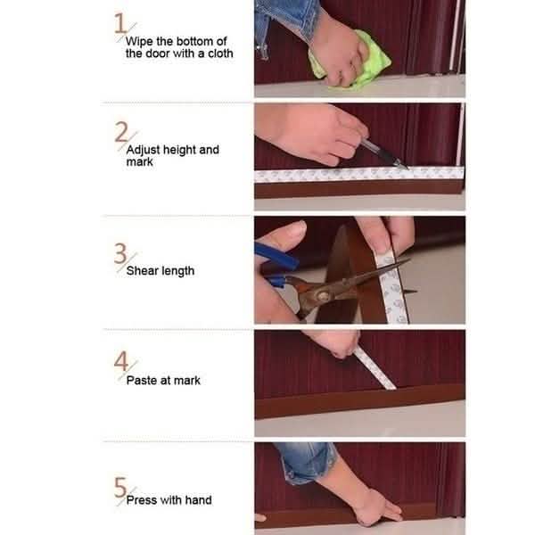 4-Pack: Soundproof and Dustproof Sealing Strip DailySale