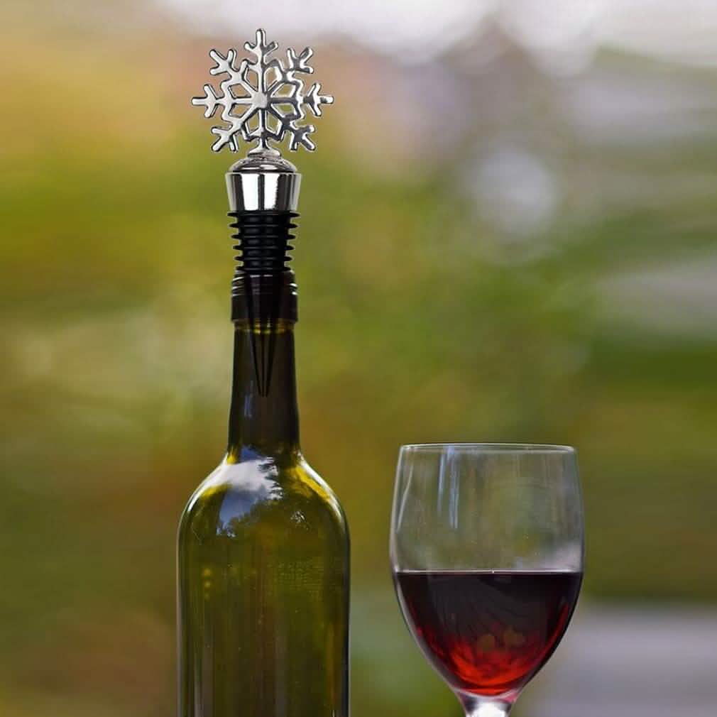 4-Pack:  Stainless Steel Christmas Fun Wine and Beverage Bottle Stopper DailySale