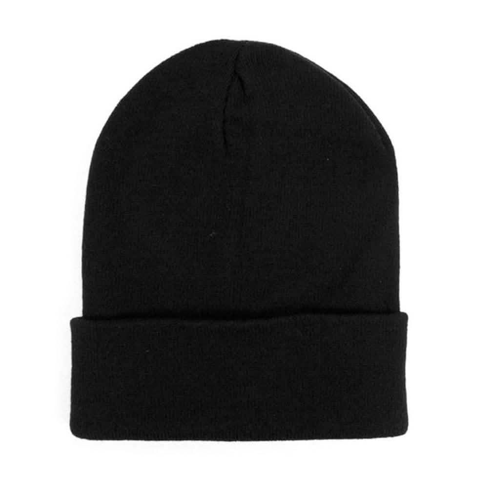 4-Pack: Thermal Windproof Winter Black Beanie Hat DailySale