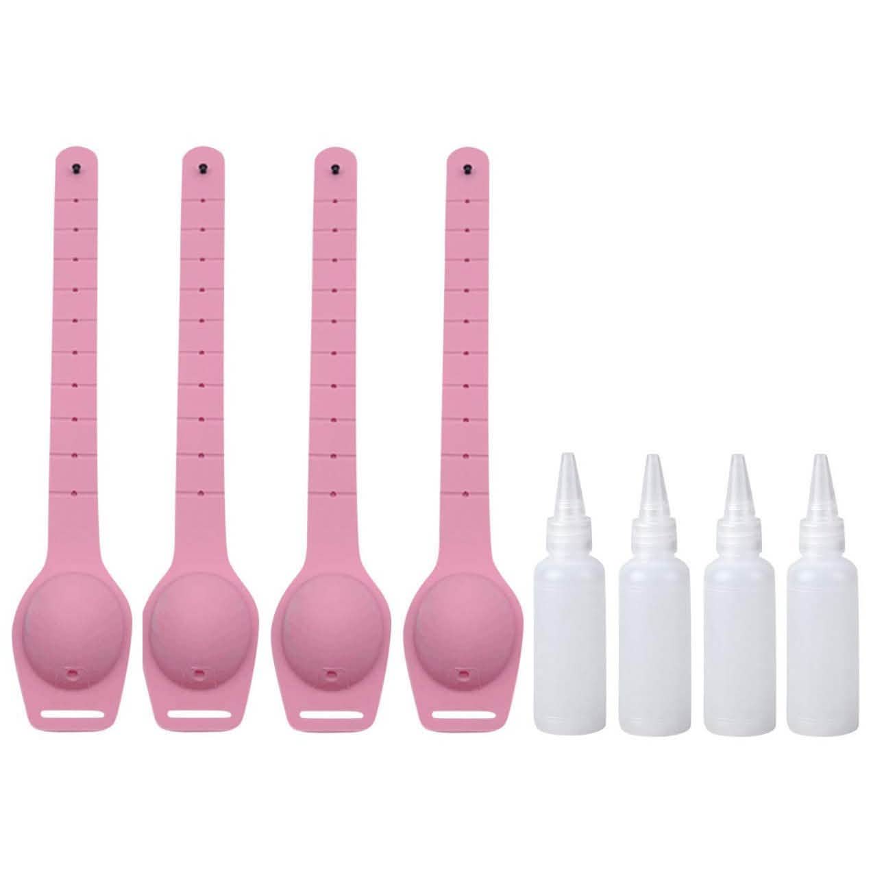 4-Pack: Travel Silicone Hand Sanitizer Bracelet DailySale