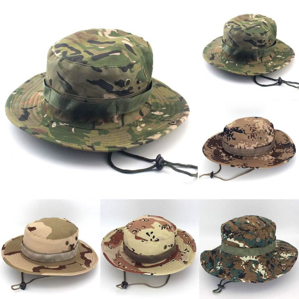 4-Pack: Unisex Camouflage Sun Hat for Outdoors DailySale