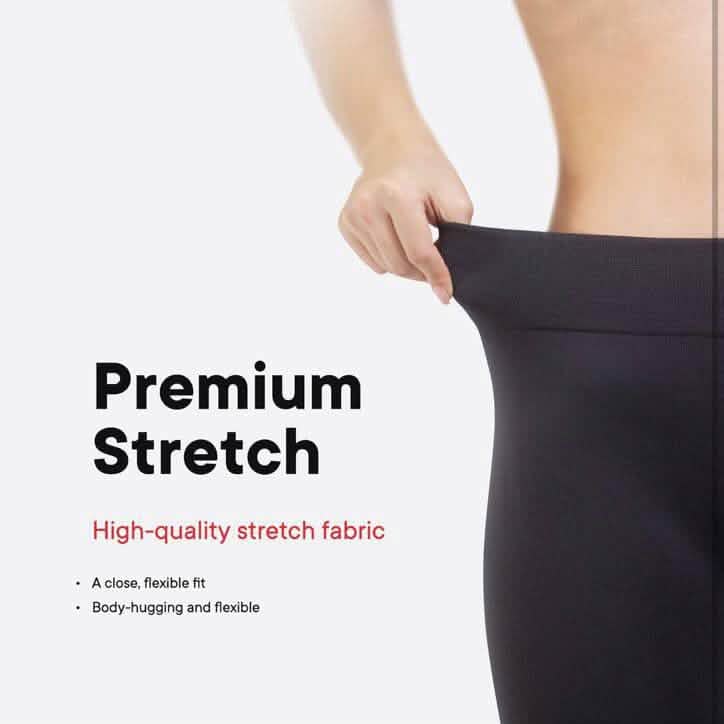 4-Pack: Women’s Fleece Lined Leggings High Waist (One Size) DailySale