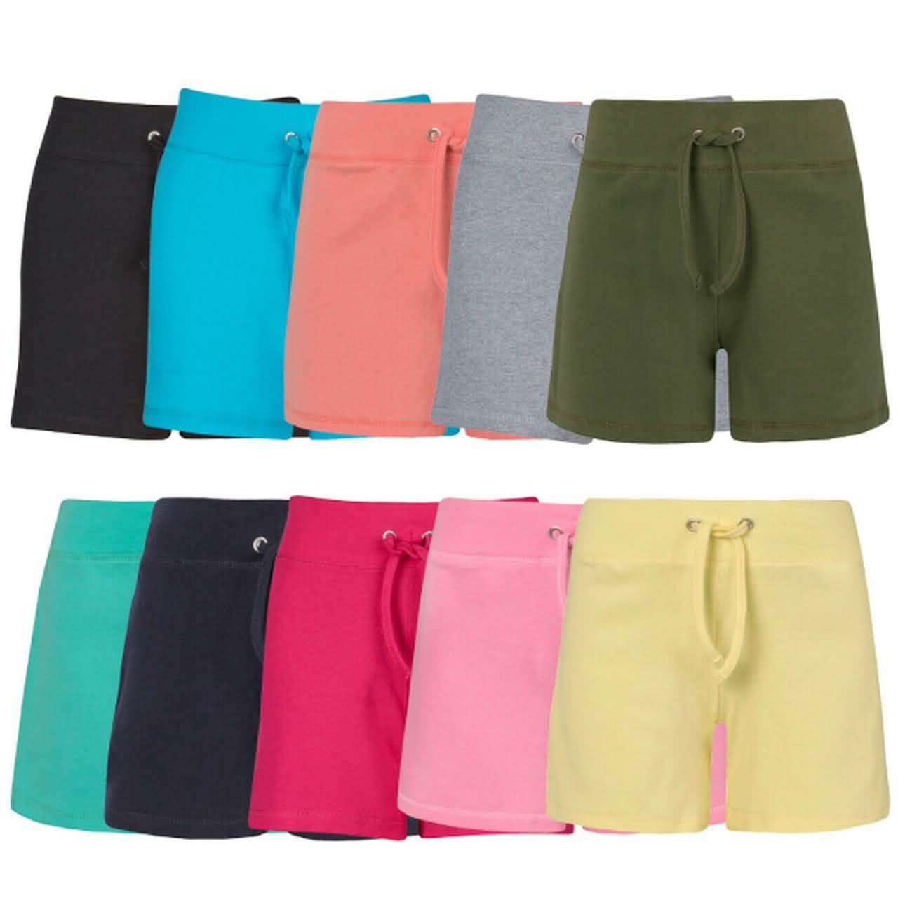 4-Pack: Women's French Terry Bermuda Shorts DailySale