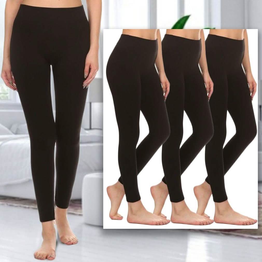 4-Pack: Women's Premium Fleece-Lined Leggings DailySale