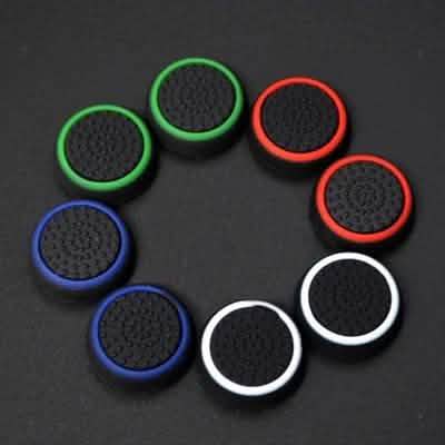 4-Pairs: Silicone Cap Joystick Thumb Grip Protect Cover for PS3 PS4 Xbox 360 Xbox One Wii U Game Controllers DailySale