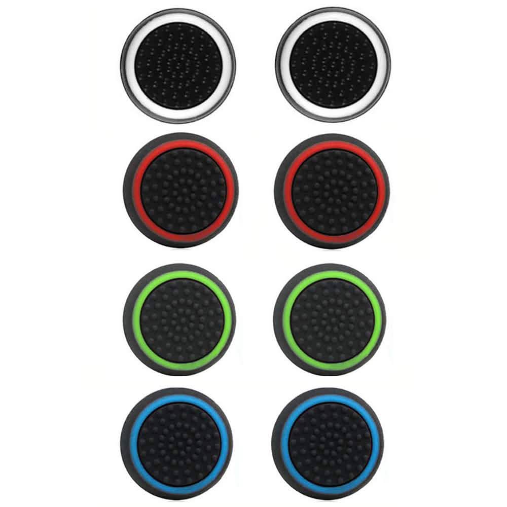 4-Pairs: Silicone Cap Joystick Thumb Grip Protect Cover for PS3 PS4 Xbox 360 Xbox One Wii U Game Controllers DailySale