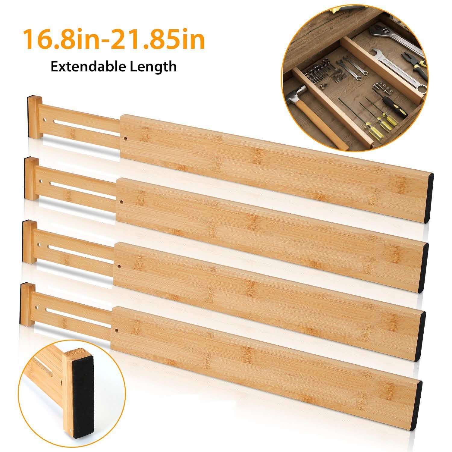 4-Piece: Adjustable Drawer Divider DailySale