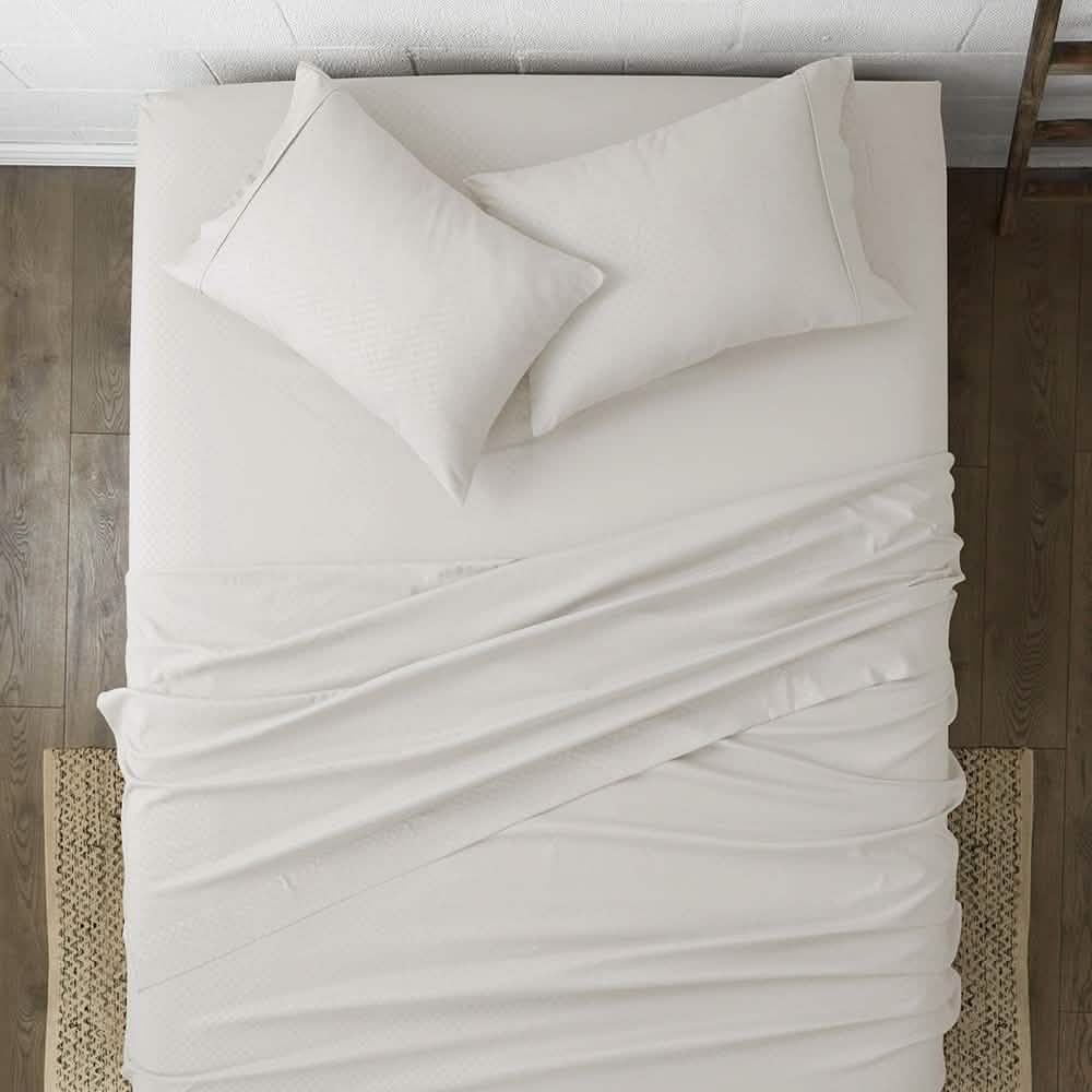 4-Piece: Checkered Embossed Sheet Set DailySale
